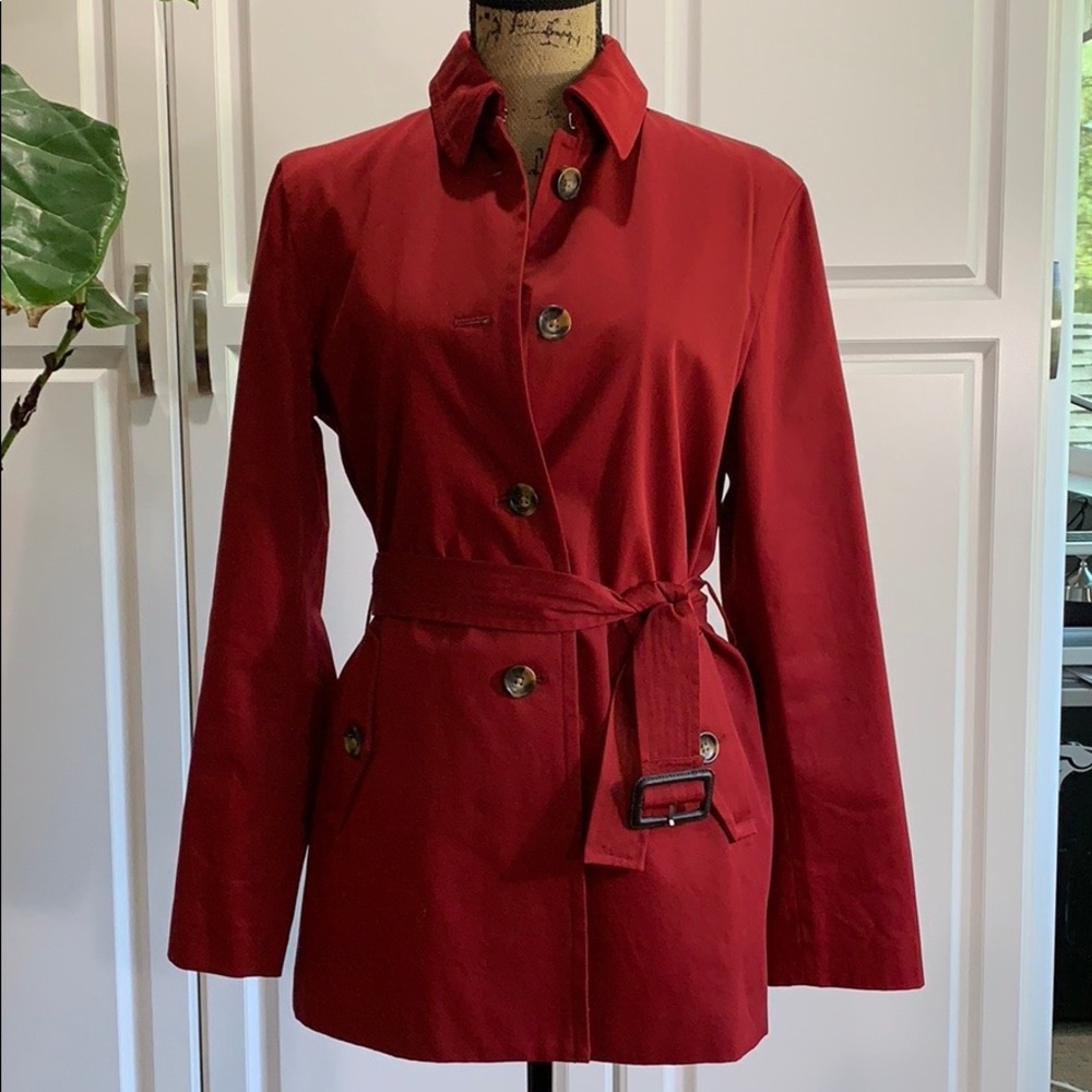 💋Banana Republic Rain Coat - Like New - Picture 3 of 8